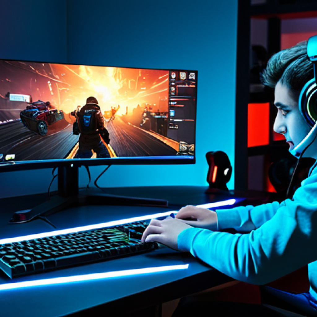 **

"A gamer intensely focused on their monitor, hands flying across the keyboard and mouse, playing Valorant. The game interface is visible, showcasing a competitive match. The player is wearing comfortable gaming attire, fully clothed. Background is a gaming setup with RGB lights and multiple monitors. Safe for work, appropriate content, professional gaming scene, perfect anatomy, natural proportions, family-friendly."

**