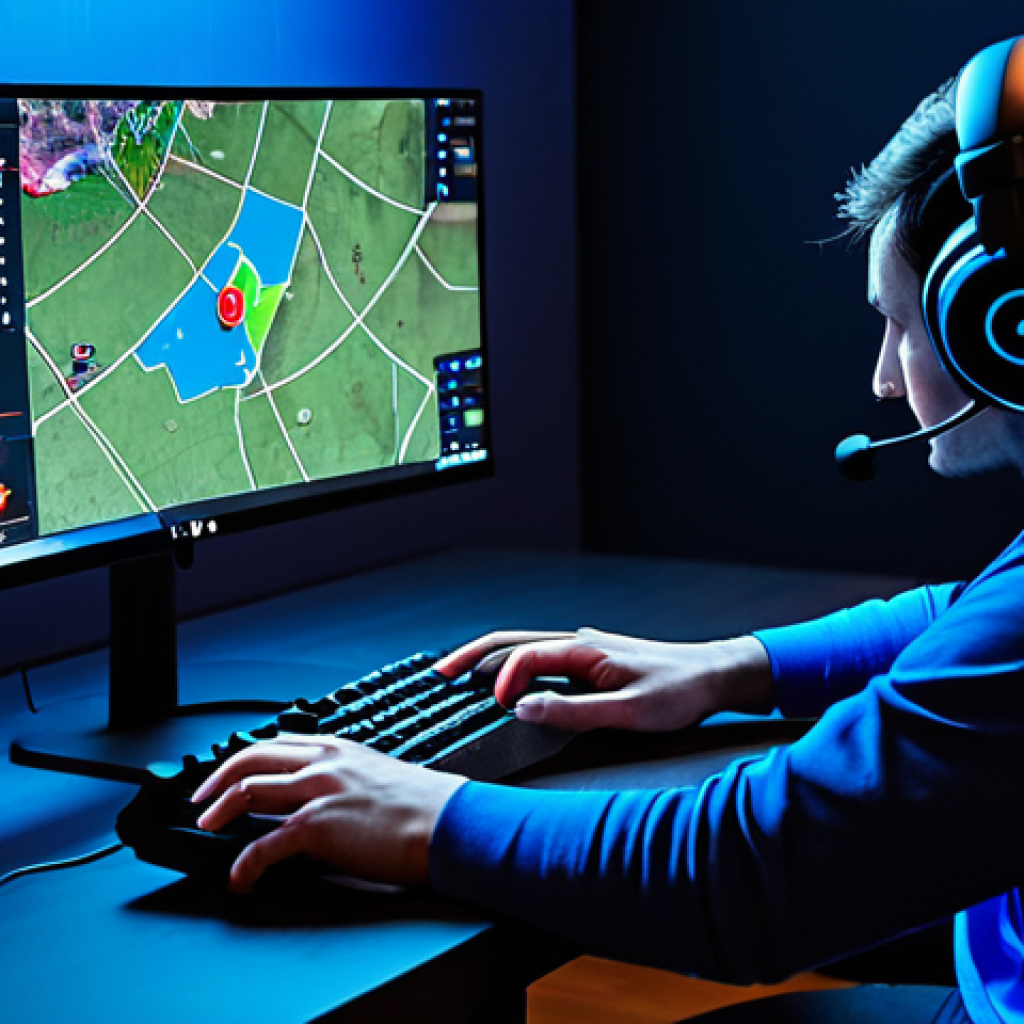 Aim Training**

A focused gamer fully clothed in a comfortable gaming outfit, practicing aiming in Valorant's training range. The scene shows a computer screen displaying the training map with target dummies. The room is dimly lit with RGB lighting highlighting the gaming setup. Focus on the gamer's hand using a gaming mouse with well-formed hands and proper finger count. Include a high-quality gaming headset. safe for work, appropriate content, fully clothed, professional gaming environment, perfect anatomy, correct proportions, natural pose.

**