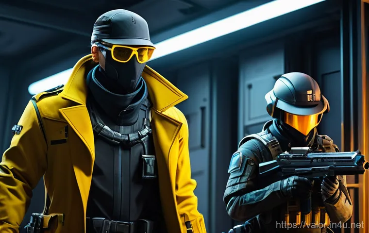 발로란트 최고의 에이전트 공략 - A dynamic, action-packed illustration featuring the new Valorant agent 'Teho' alongside a Duelist ag...