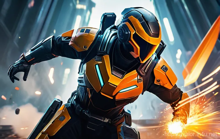 발로란트 유저 리뷰 콘텐츠 - A highly detailed scene showcasing a Valorant team executing a perfectly coordinated strategy. Five ...