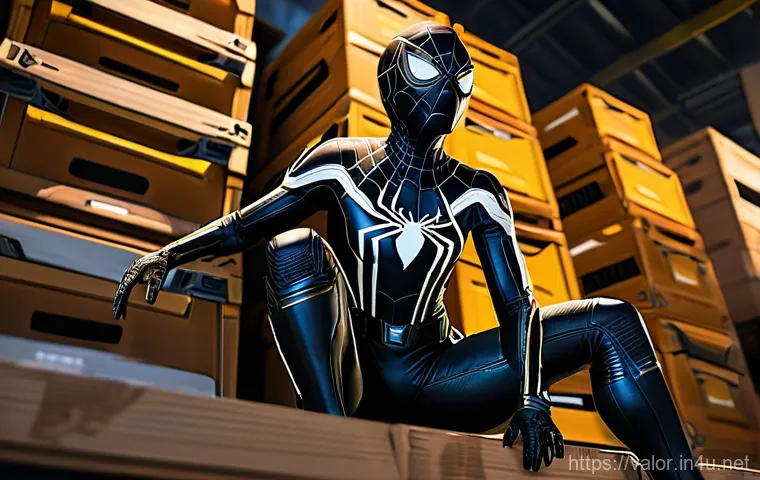발로란트 맵별 숨겨진 명소 - **Ascent A Site - Spider-Man from the Sky**
    A dynamic, action-shot image featuring Valorant Agen...