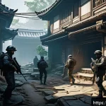 Home 20 발로란트 게임 내 변화의 중요성 - A dynamic and detailed scene of the Valorant map "Abyss," showcasing complex terrain with narrow cor...