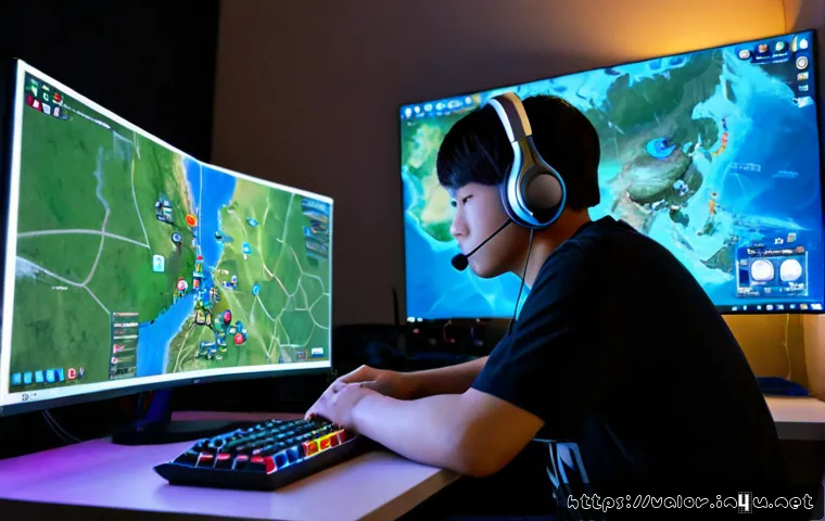 Home 17 발로란트 경쟁전 승률 높은 전략 - Photorealistic esports strategy scene, focused young adult gamer wearing a headset at a clean deskto...